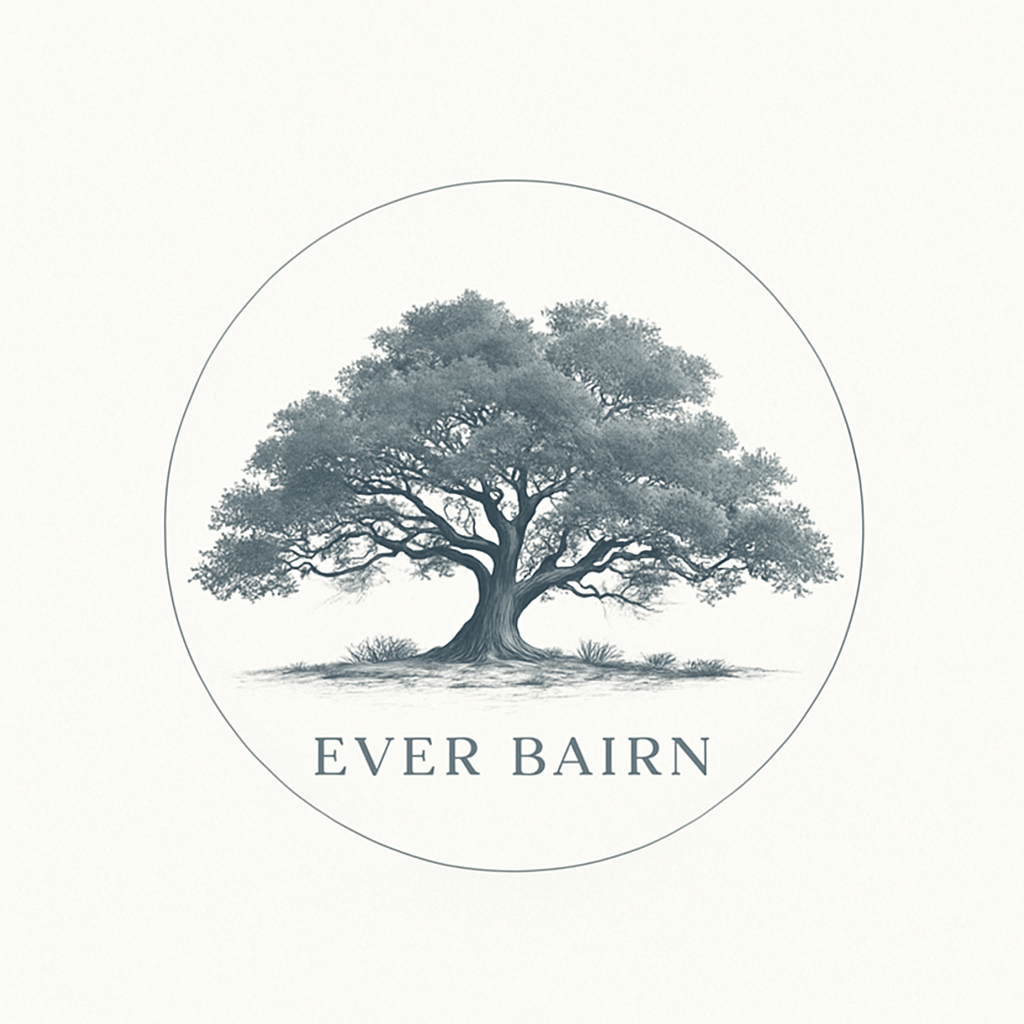 Ever Bairn oak tree logo